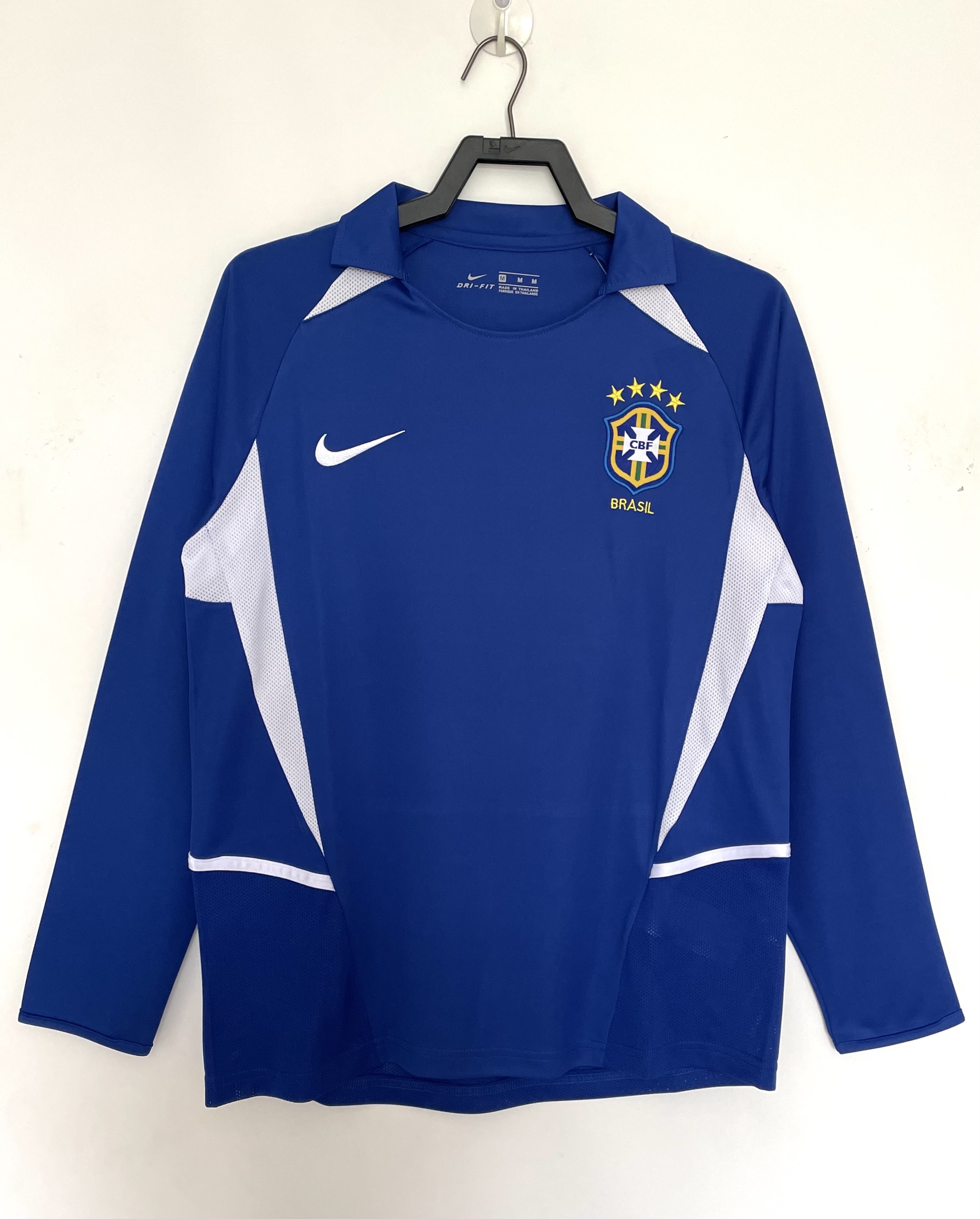 Retro 2002 Brazil AWAY Jersey | Thai Version | Away| long sleeves |811