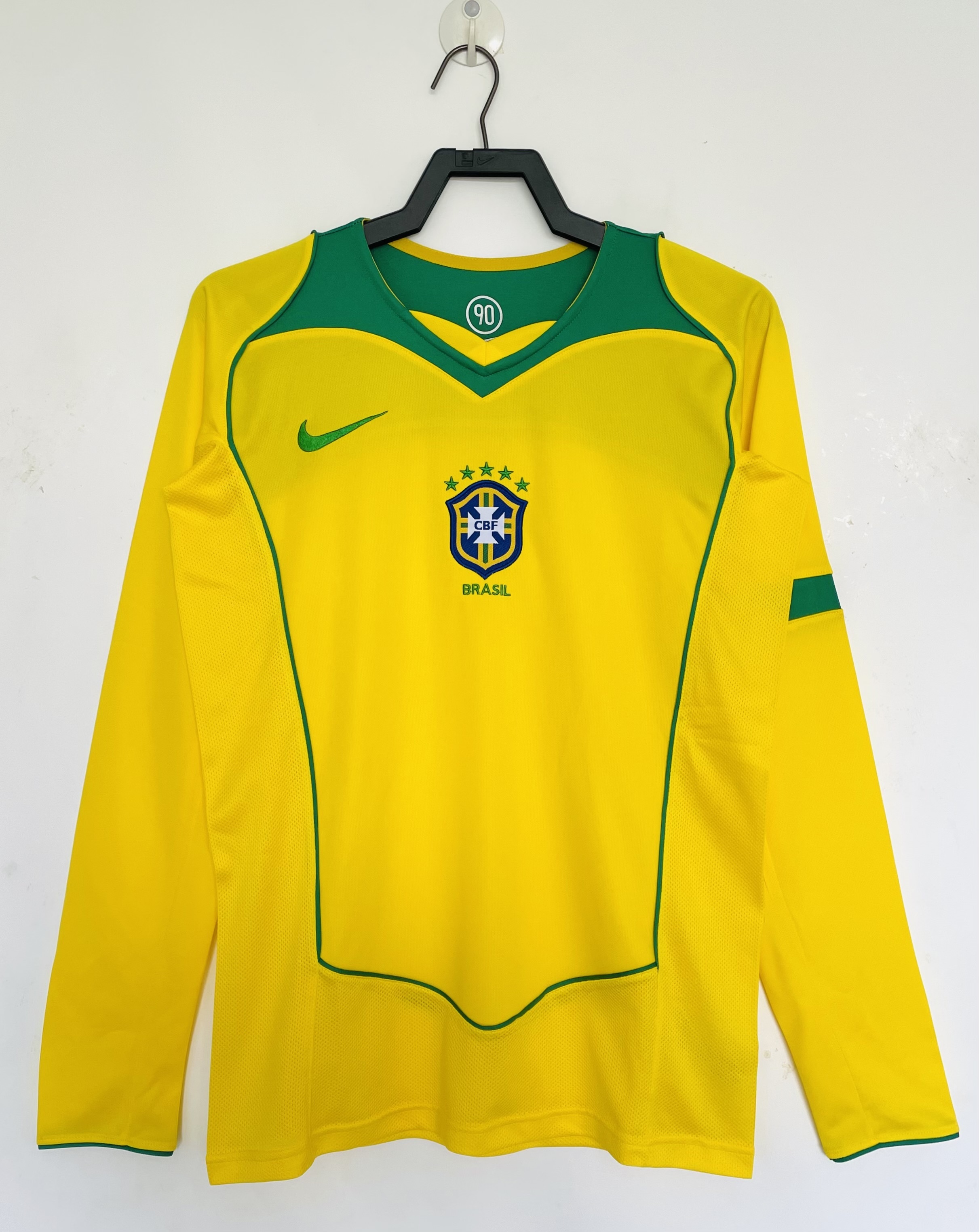 Retro 2004 Brazil home Jersey | Thai Version | Away| long sleeves |811