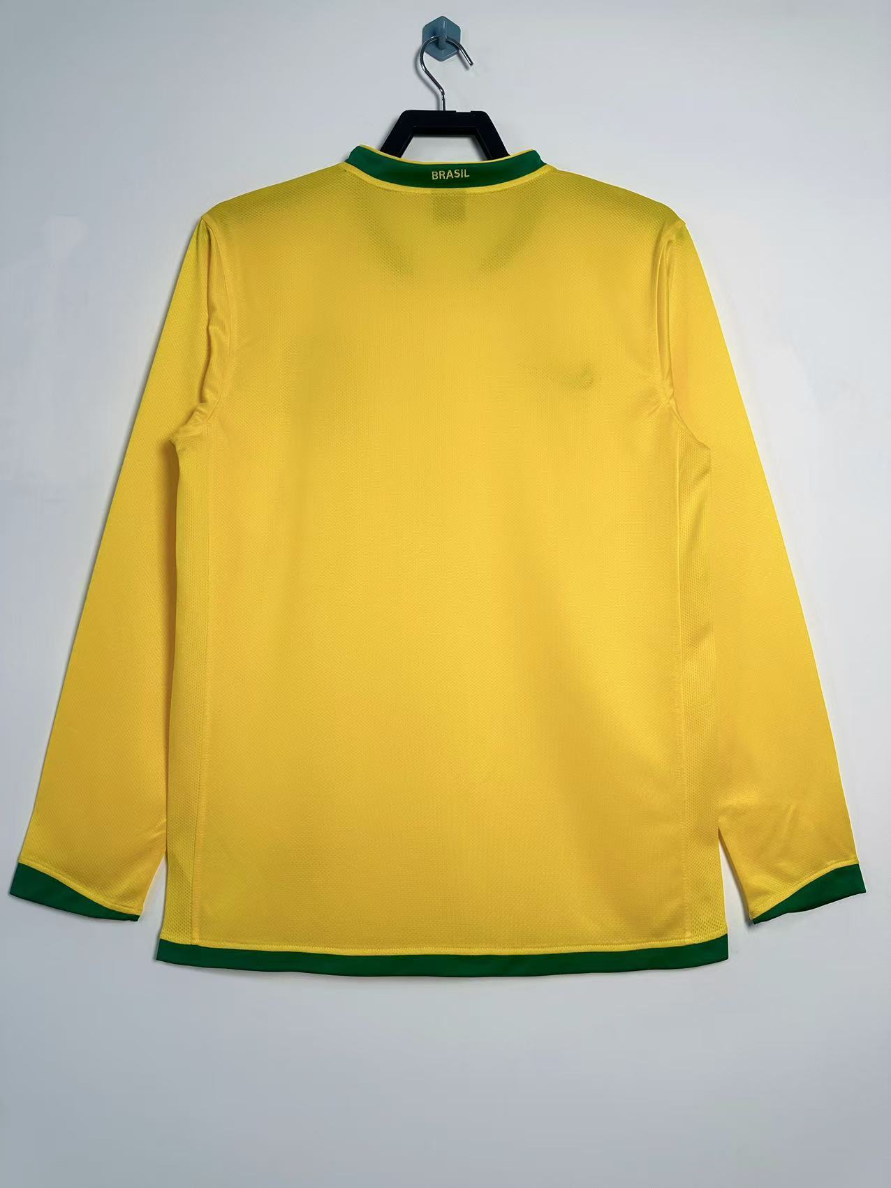 Retro 2006 Brazil home Jersey | Thai Version | Away| long sleeves |811