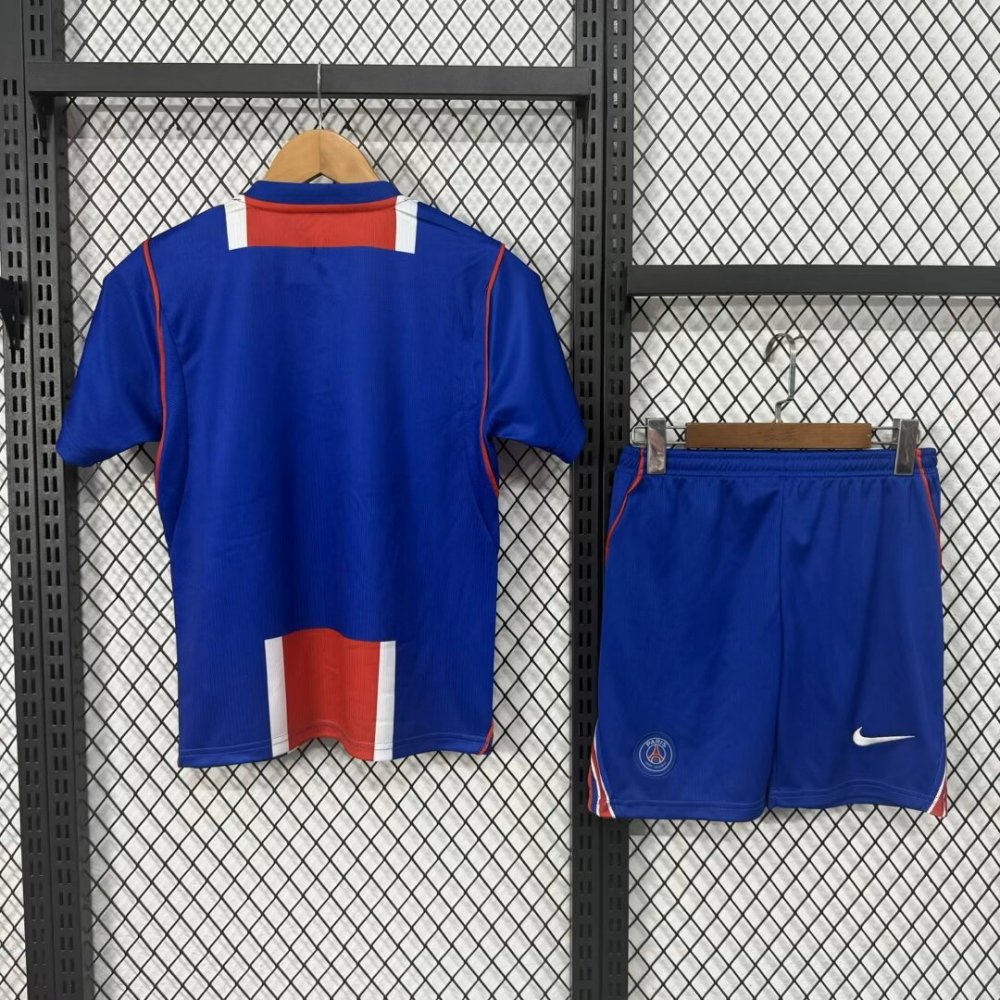 Kids 26-27 Paris Home  Soccer Jersey | short-sleeved