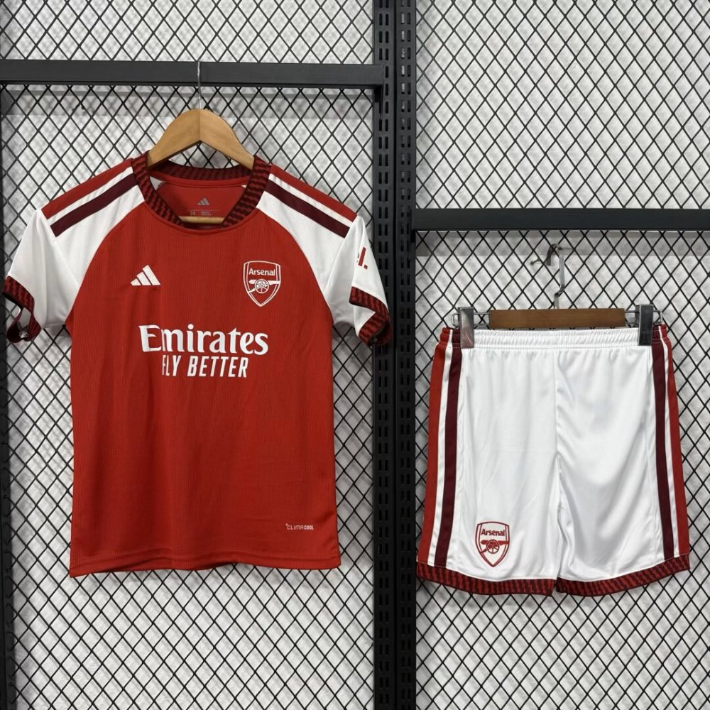Kids 26-27 Arsenal Home  Soccer Jersey | short-sleeved