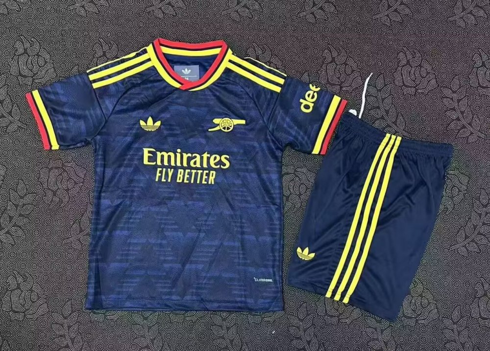 Kids 26-27 Arsenal away  Soccer Jersey | short-sleeved