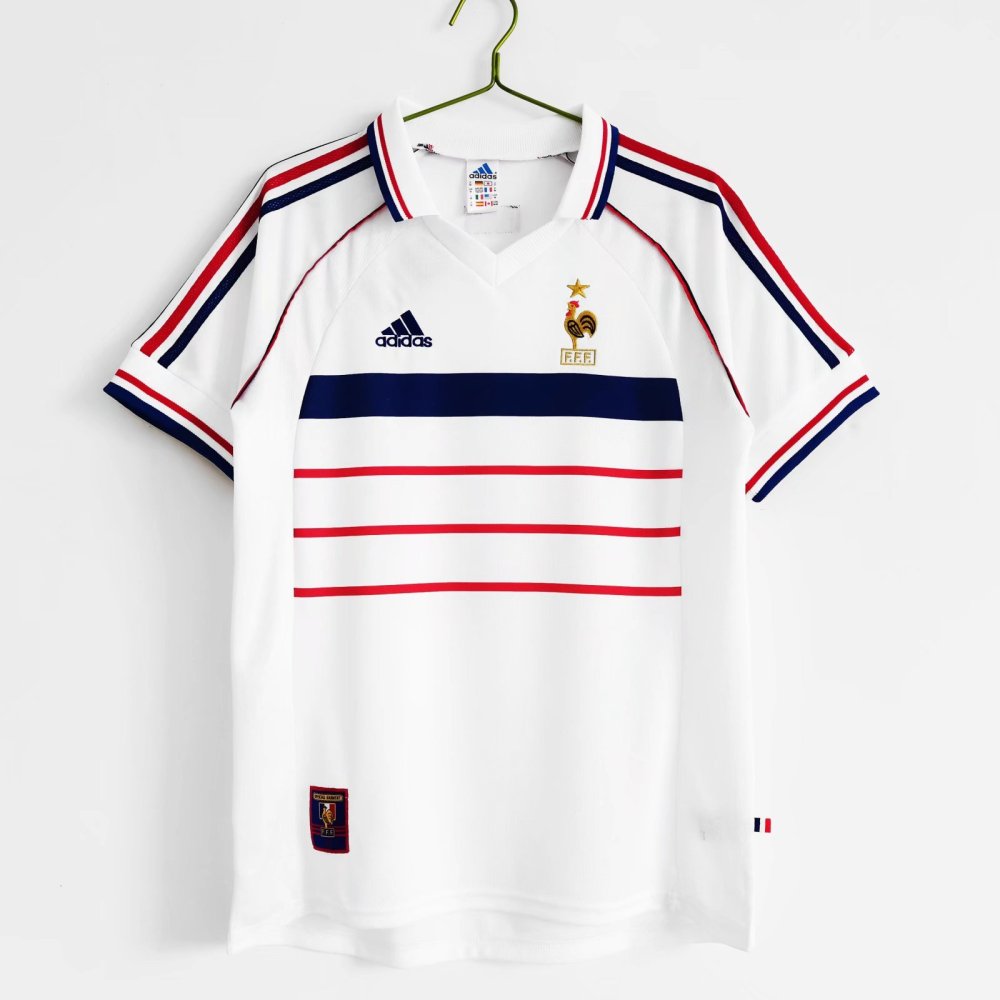 Retro 1998 France Away Jersey  | short-sleeved | [Retro Edition] | French
