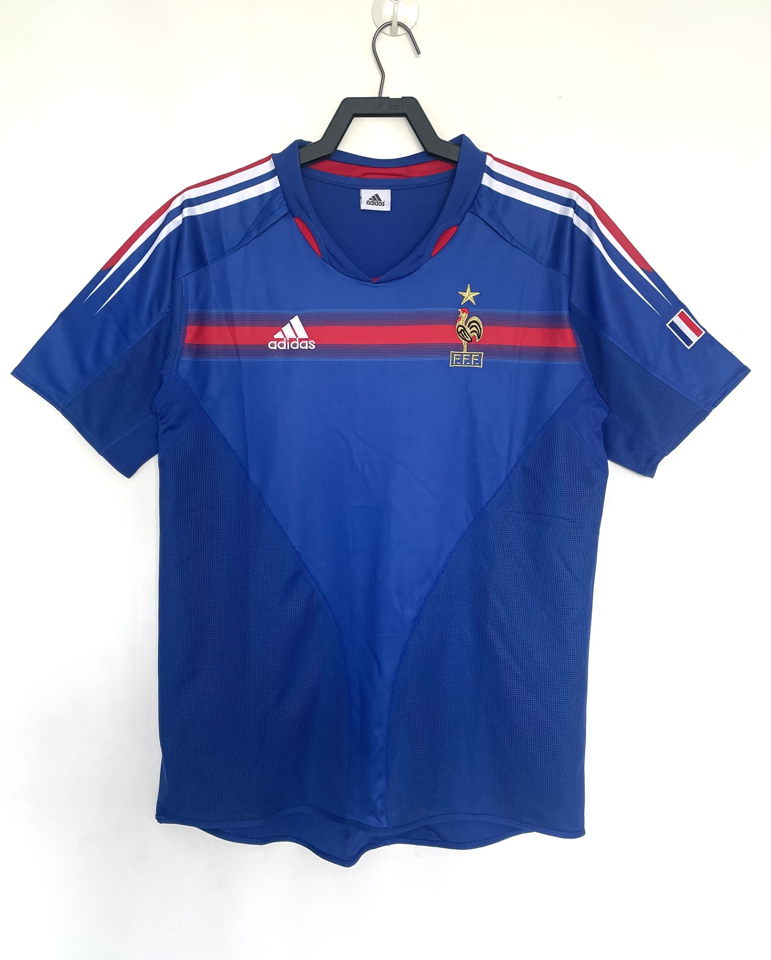 Retro 2004 France Home  Jersey  | short-sleeved | [Retro Edition] | French