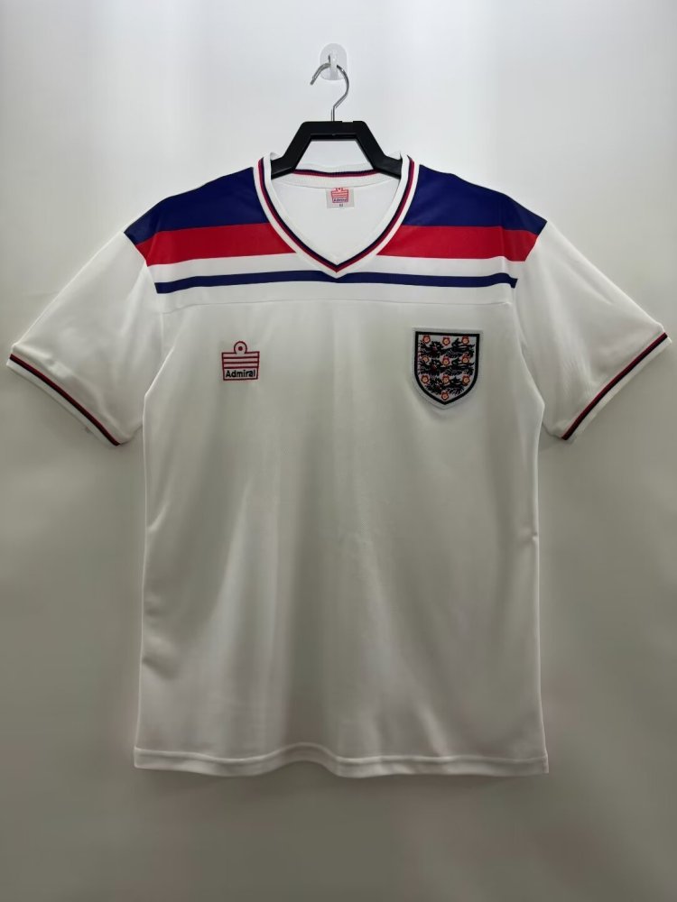 Retro 1982 England  Home Away Jersey  | short-sleeved | [Retro Edition] | French