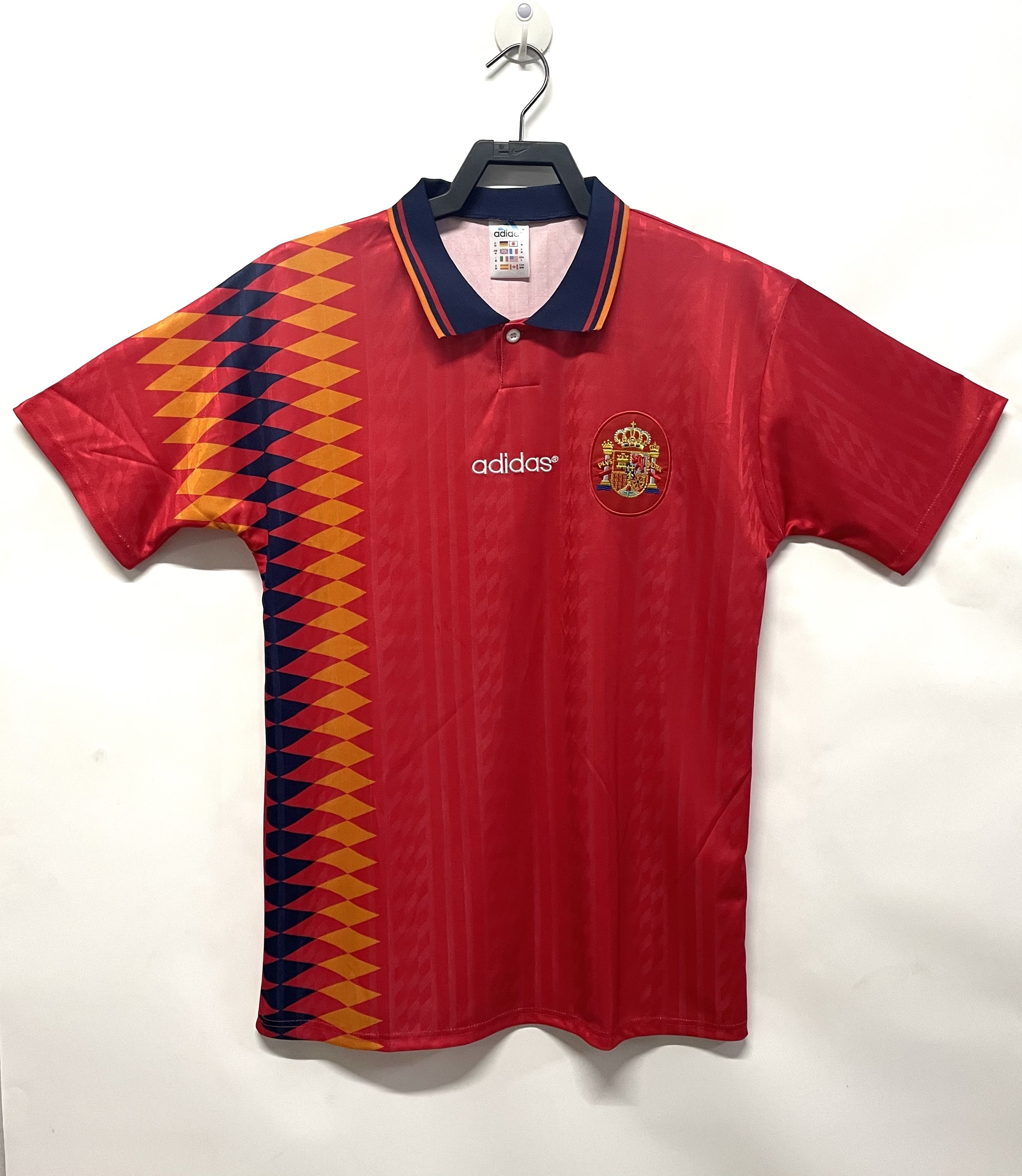 Retro 1994 Spain  Home Away Jersey  | short-sleeved | [Retro Edition] | French