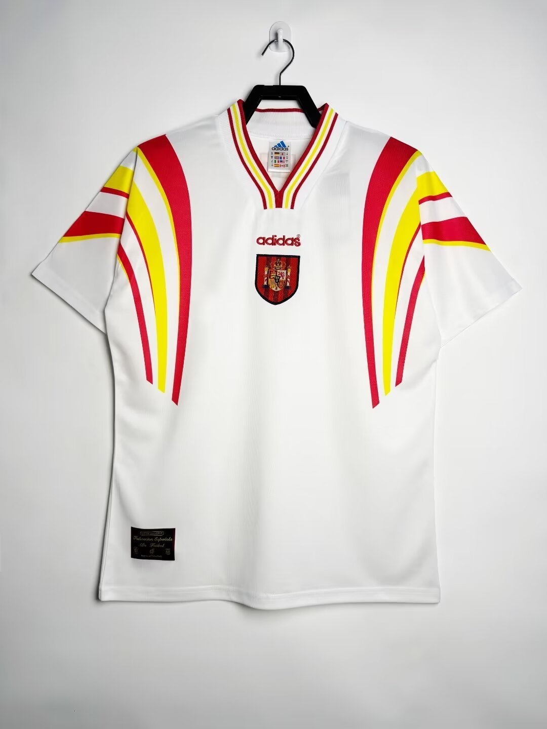 Retro 1996 Spain  Home Away Jersey  | short-sleeved | [Retro Edition] | French