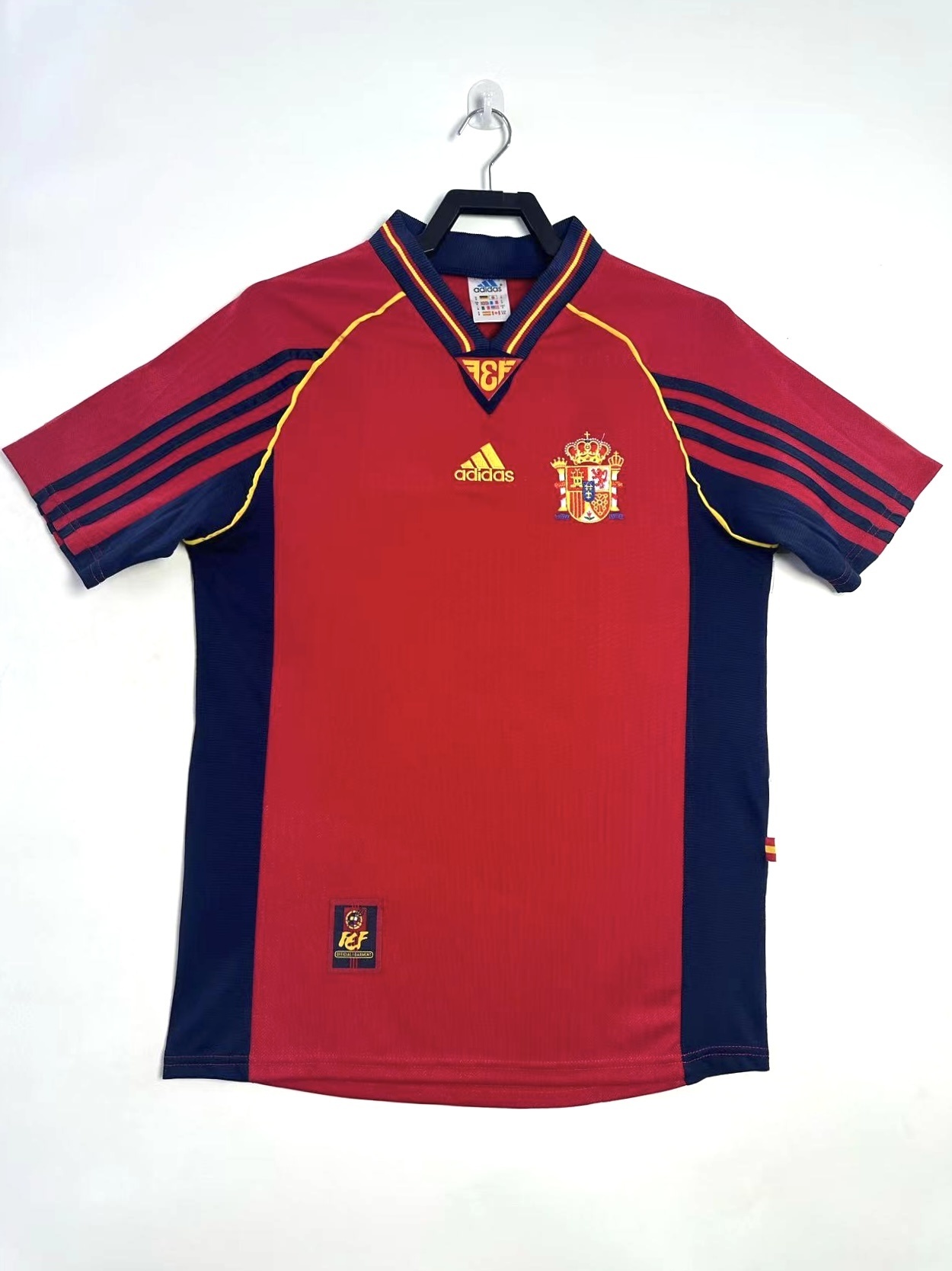 Retro 1998 Spain  Home Away Jersey  | short-sleeved | [Retro Edition] | French