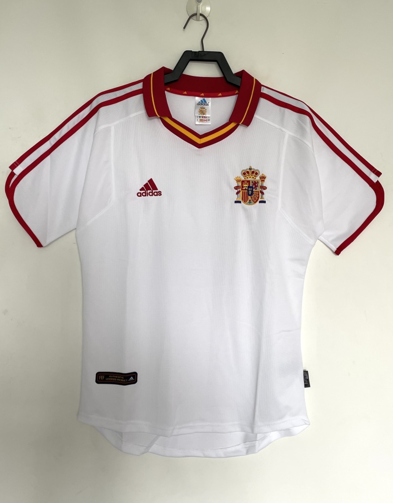 Retro 2000 Spain  Home Away Jersey  | short-sleeved | [Retro Edition] | French