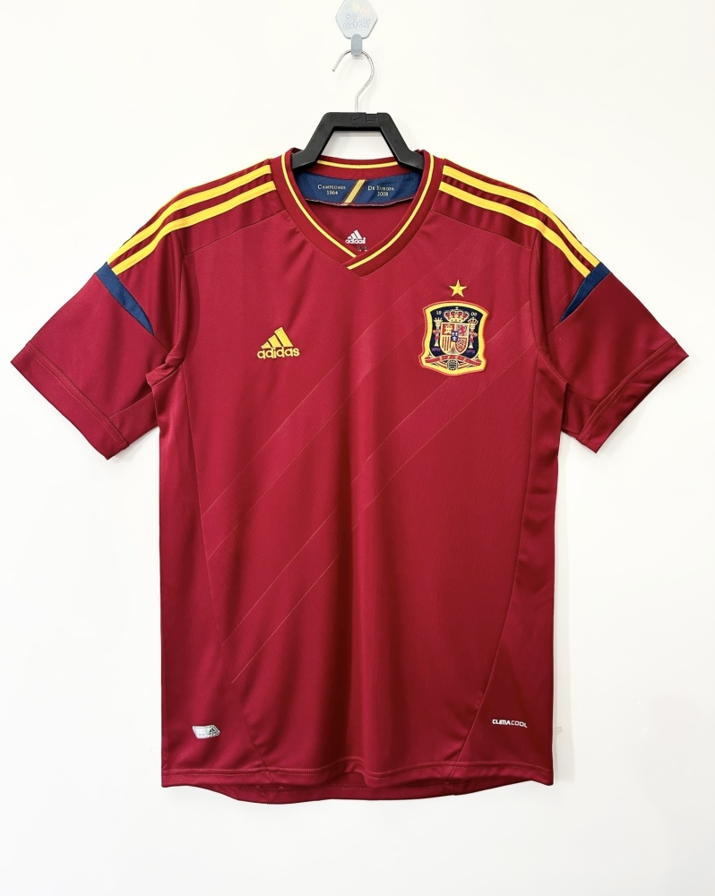 Retro 2012 Spain  Home Away Jersey  | short-sleeved | [Retro Edition] | French