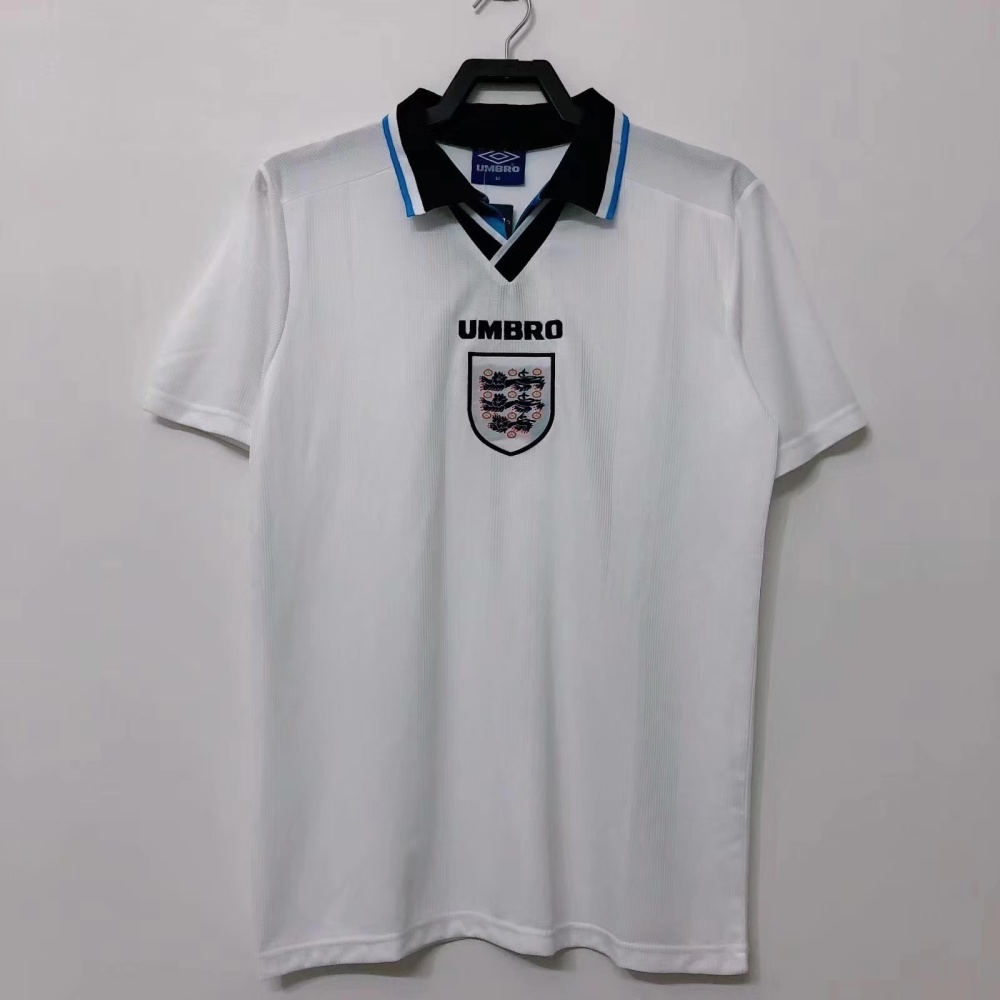 Retro 1990 England  Home Away Jersey  | short-sleeved | [Retro Edition] | French