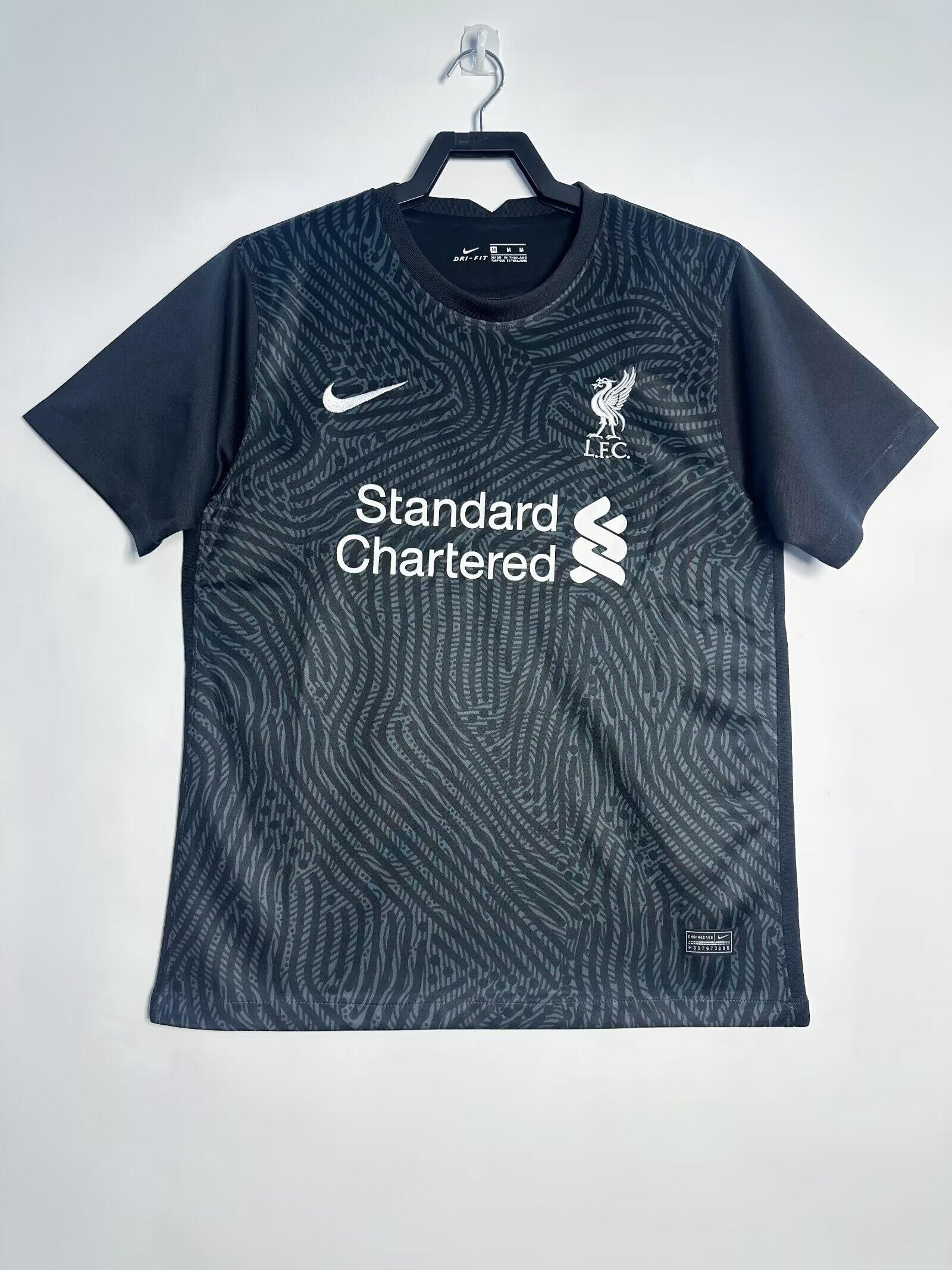 Retro 20-21 Liverpool Black Goalkeeper Jersey  | short-sleeved | [Retro Edition]