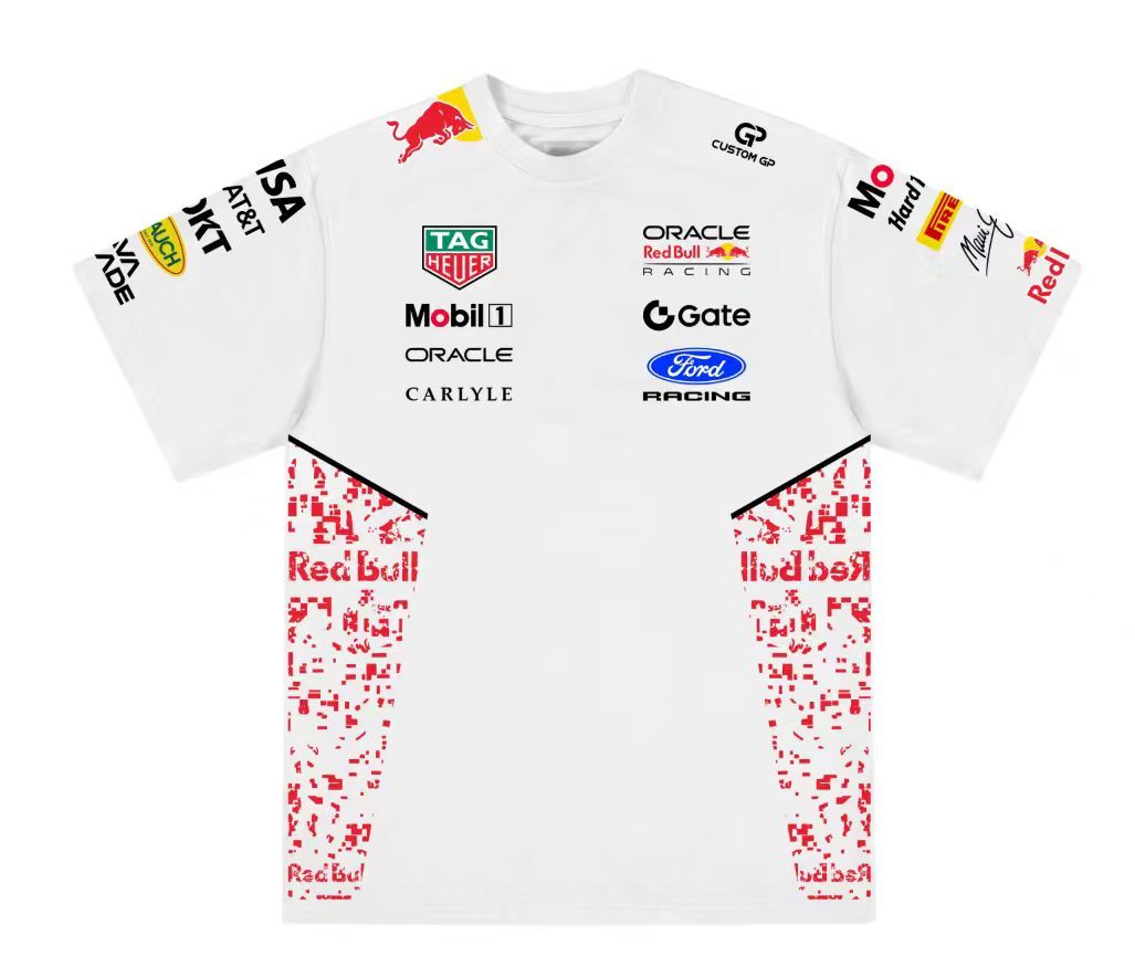2025 F1 Oracle Red Bull Racing Team | Wjite | Racing suit | jersey | S-5XL