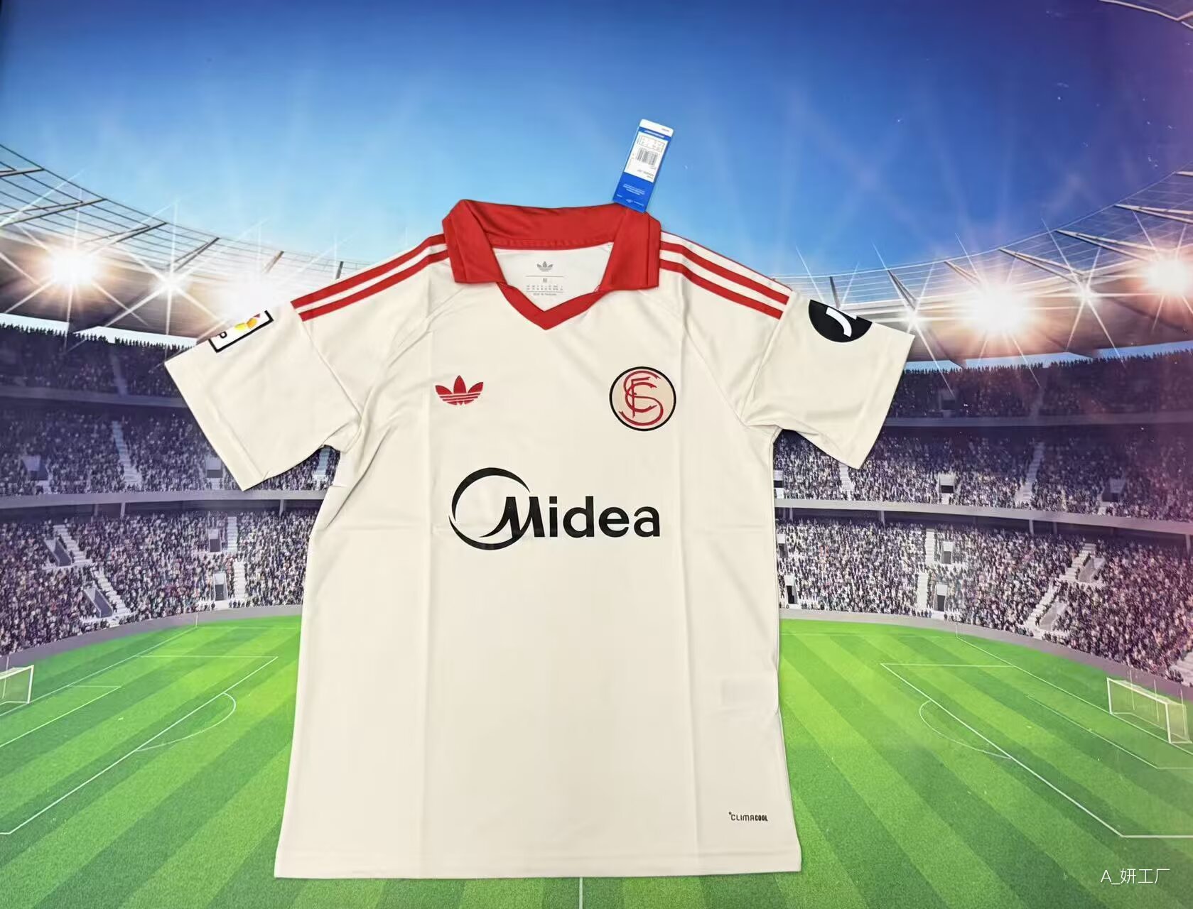 26-27 Seville Away Jersey | thai version | S-2XLL | short-sleeved |White