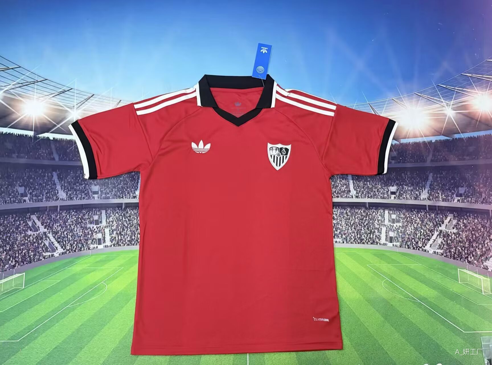 26-27 Seville Home Jersey | thai version | S-2XLL | short-sleeved | red