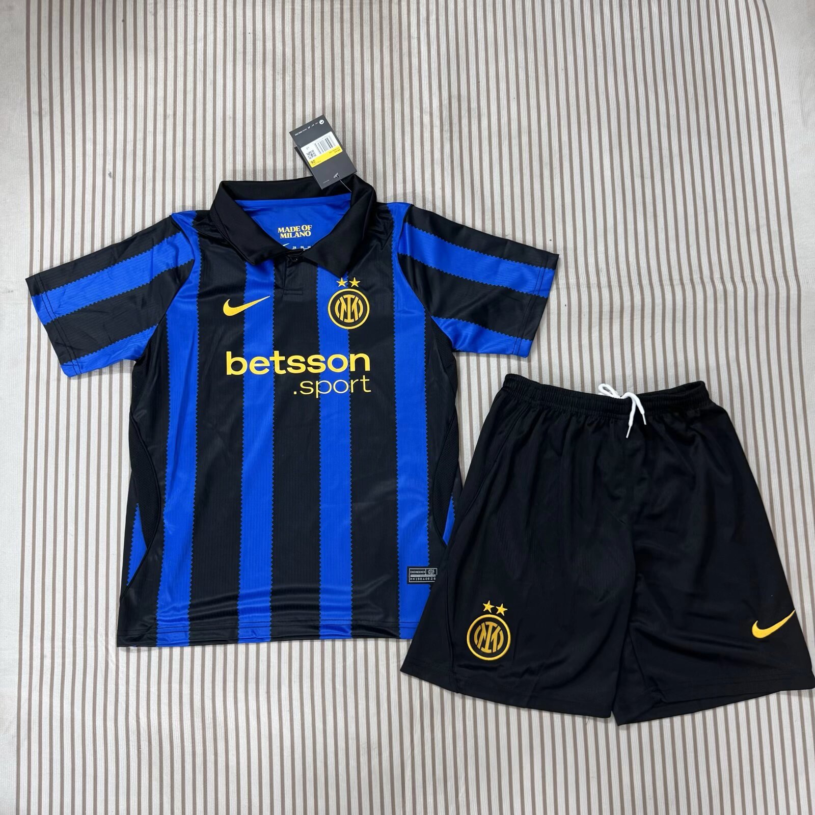 Kids 26-27 Inter Milan  home   Soccer Jersey | short-sleeved