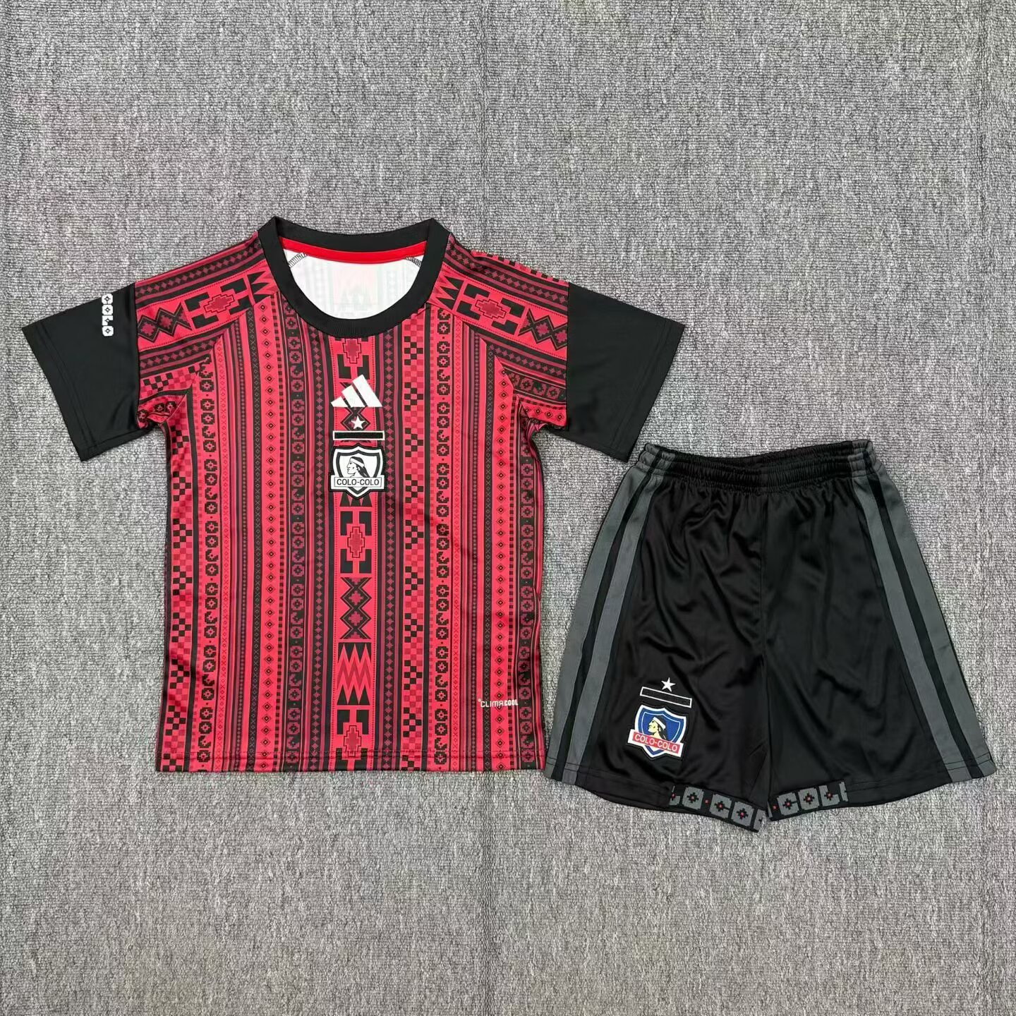 Kids 26-27 Colo-Colo   Pre-game jersey Soccer Jersey | short-sleeved