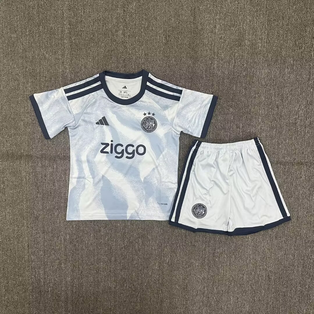 Kids 26-27 Ajax away Soccer Jersey | short-sleeved