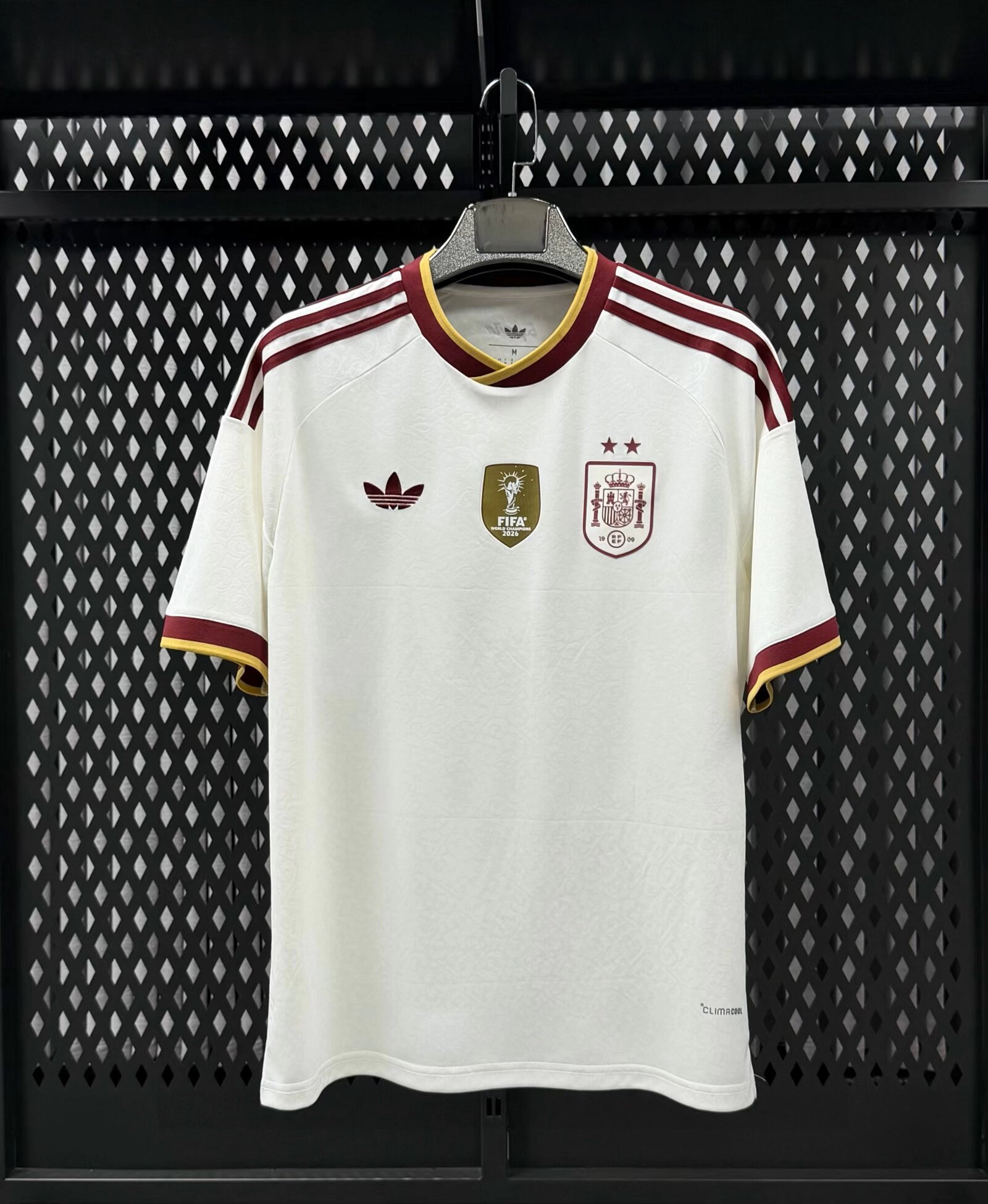 Spain 2026 Champion 2 stars Jersey | Thai Version | Away | Short-Sleeved |