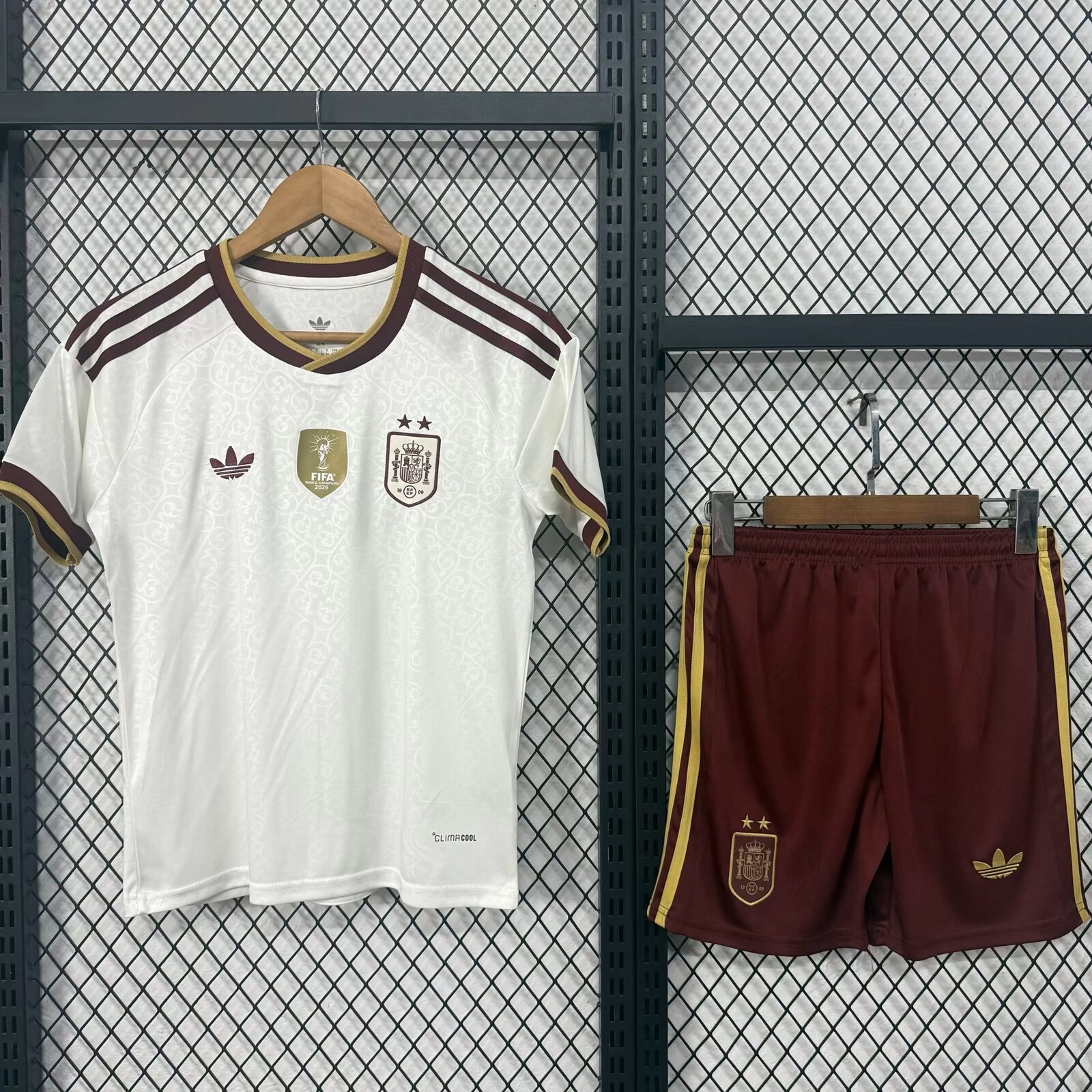 Spain  2026 Away Adult Set  Soccer Jersey | short-sleeved |  1128