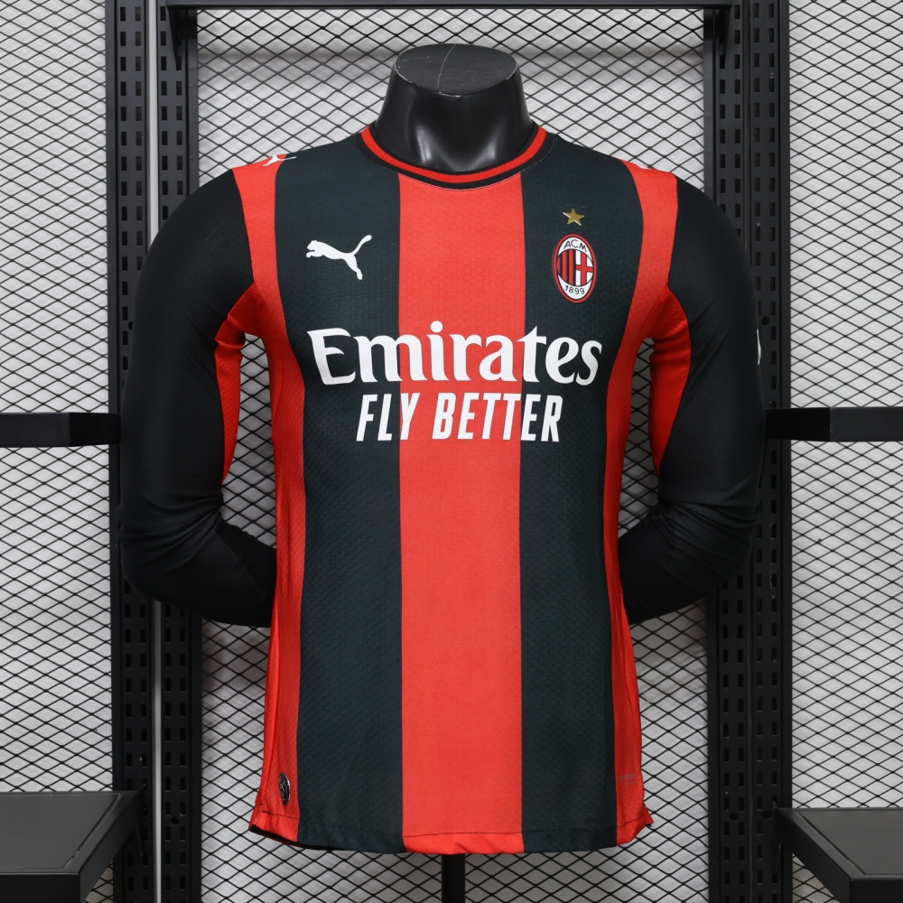 AC Milan 2026 home Jersey long sleeves fan edition