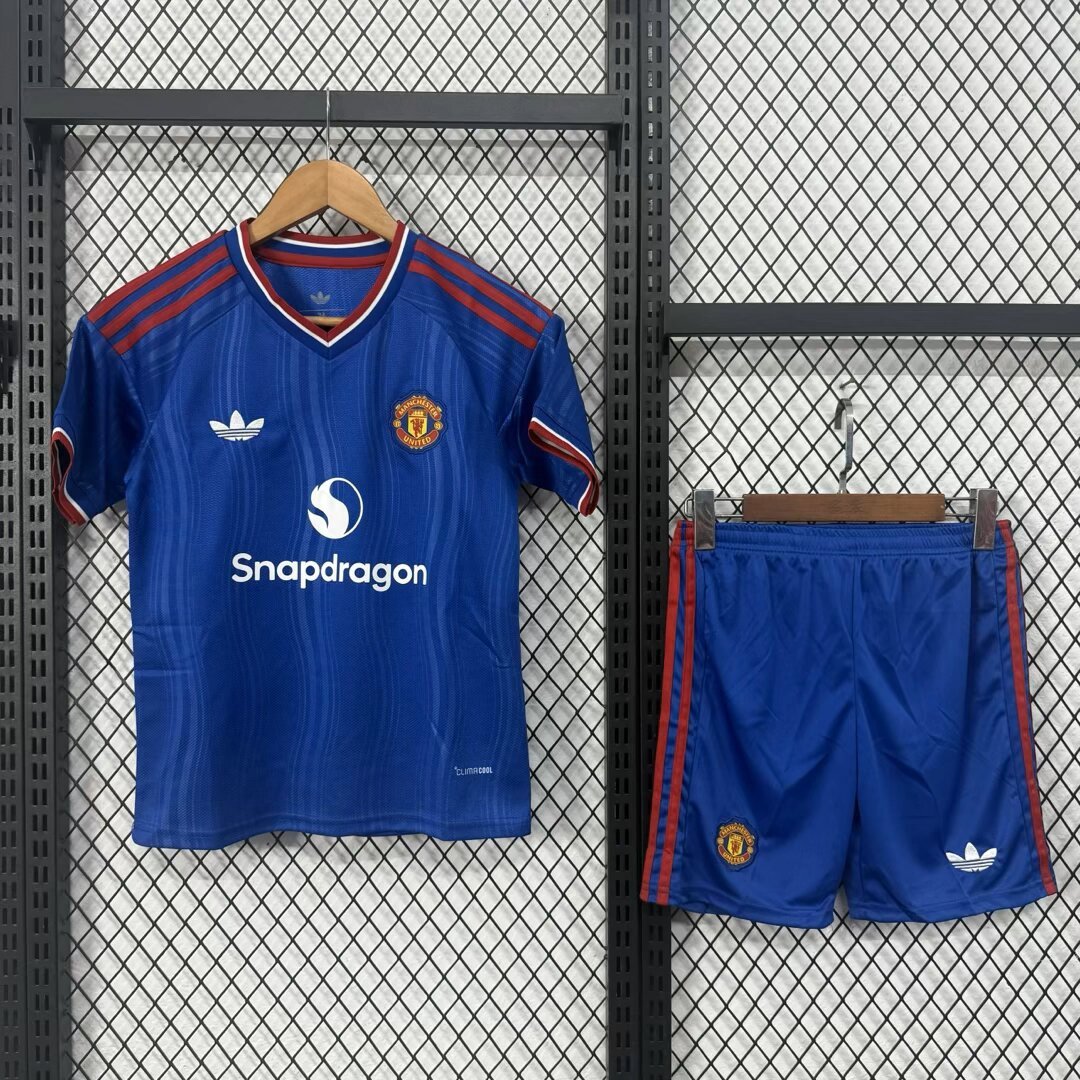 Manchester United  Kids 26-27 Away Soccer Jersey | Short-Sleeved/
