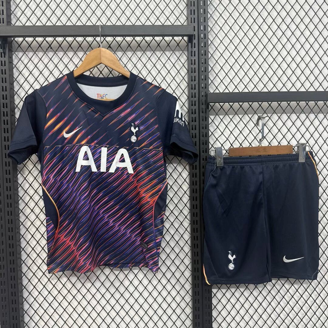 Tottenham  Kids 26-27 Away Soccer Jersey | Short-Sleeved/