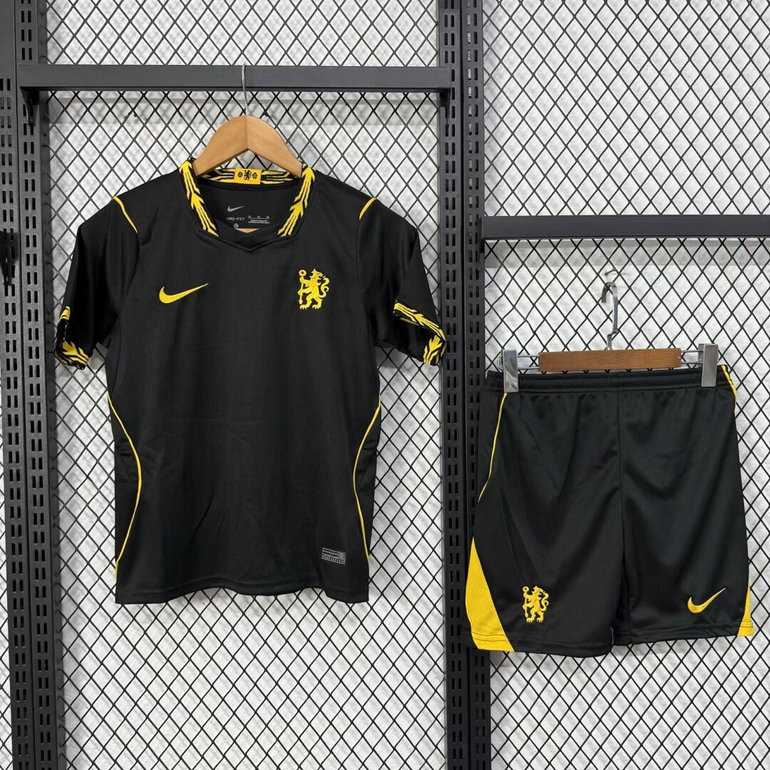 Chelsea  Kids 26-27 Away Soccer Jersey | Short-Sleeved/