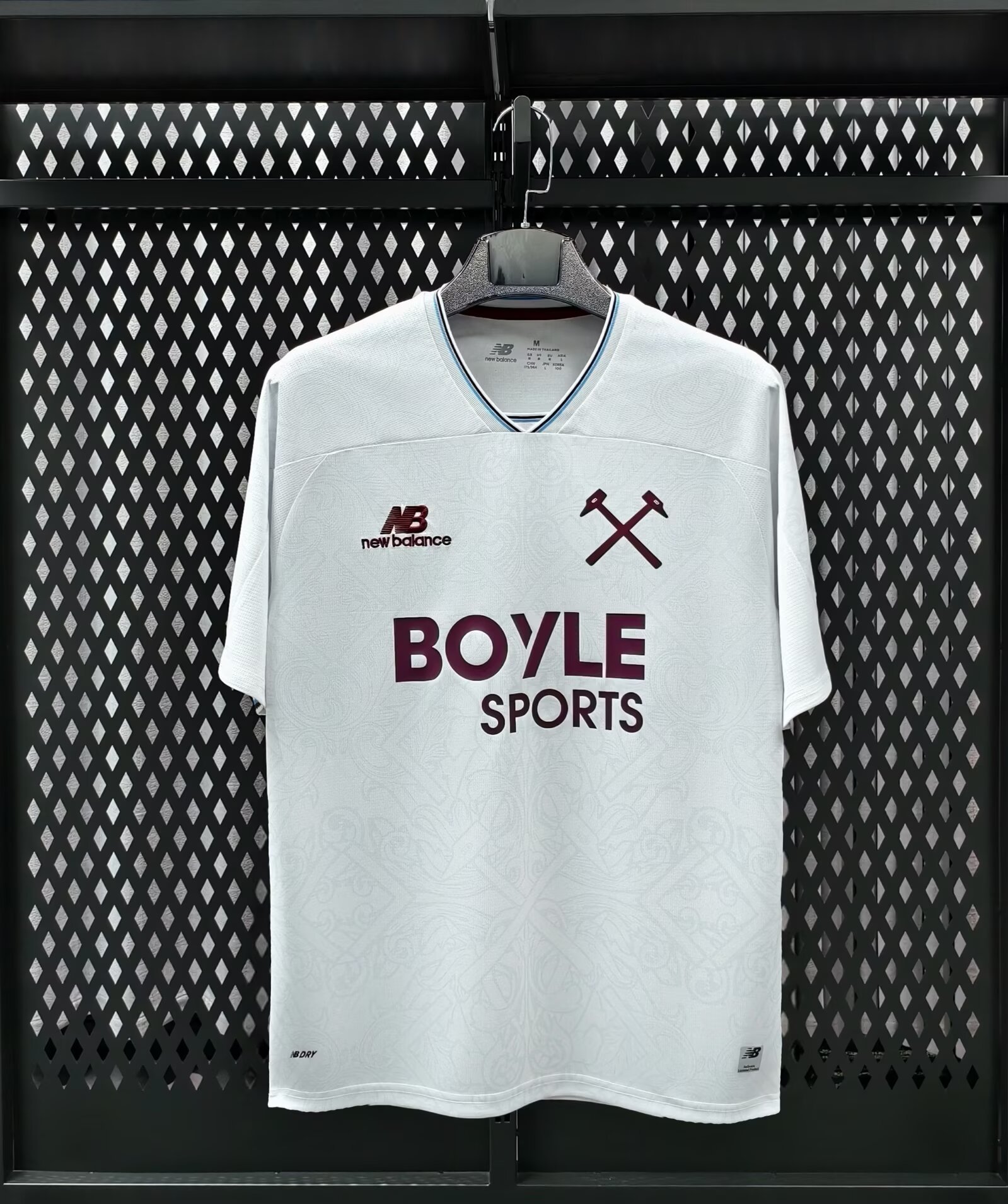 West Ham United 26-27 Away White Jersey | Thai Version | S-4XL | short-sleeved |