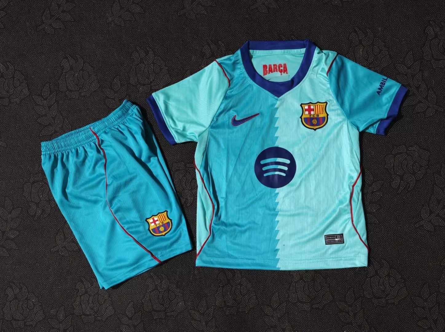 Barcelona Kids' 26-27 third  Soccer Jersey | Short-Sleeved