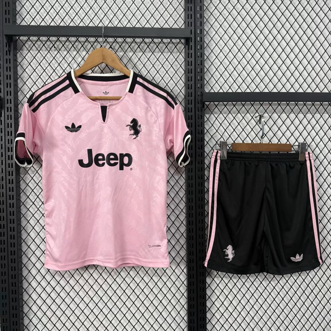 Kids 26 27 Juventus AWAY Soccer Jersey | short-sleeved