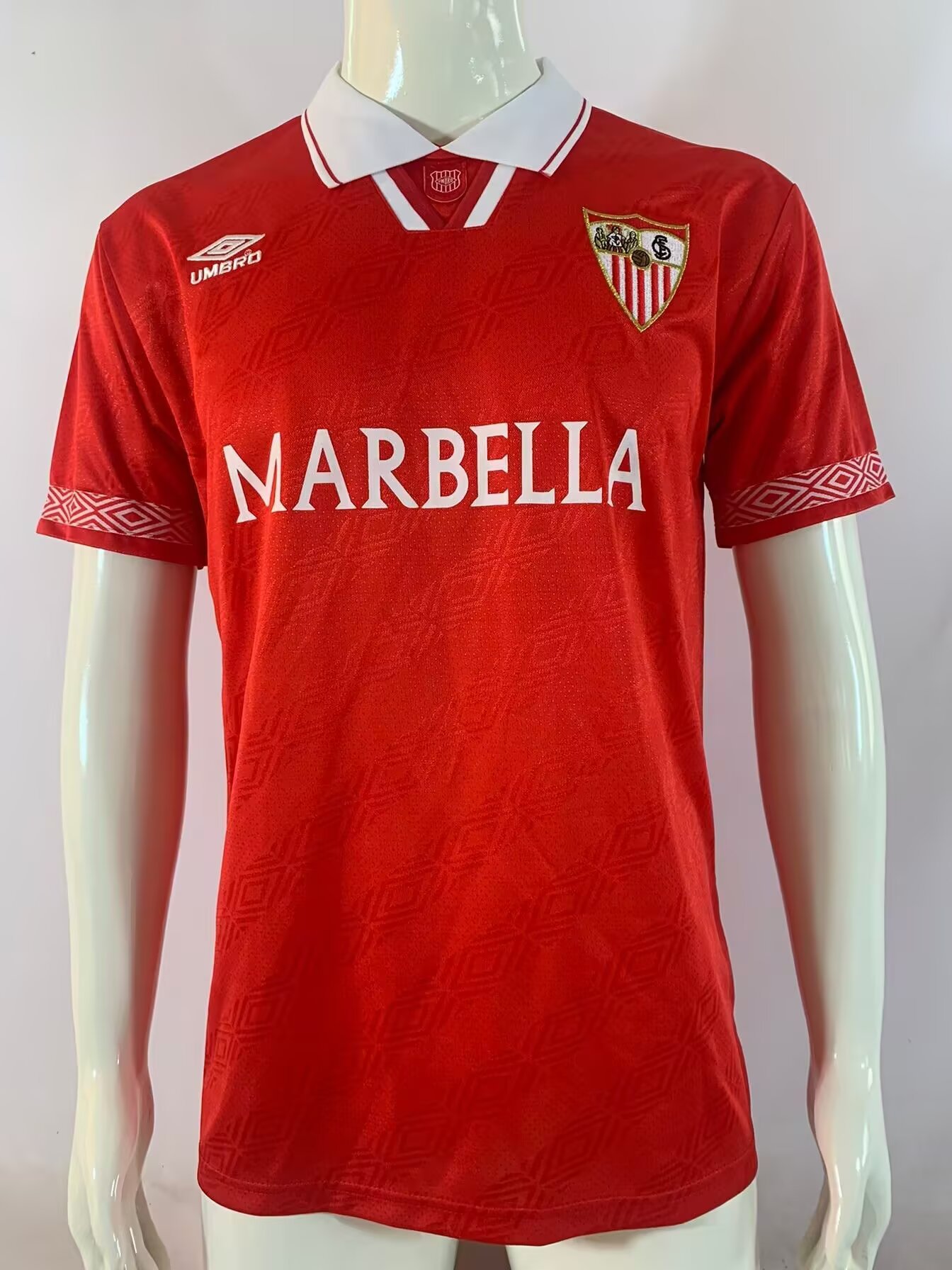 Retro  Seville 1994-1996  Away Jersey  | short-sleeved | red | [Retro Edition]  503
