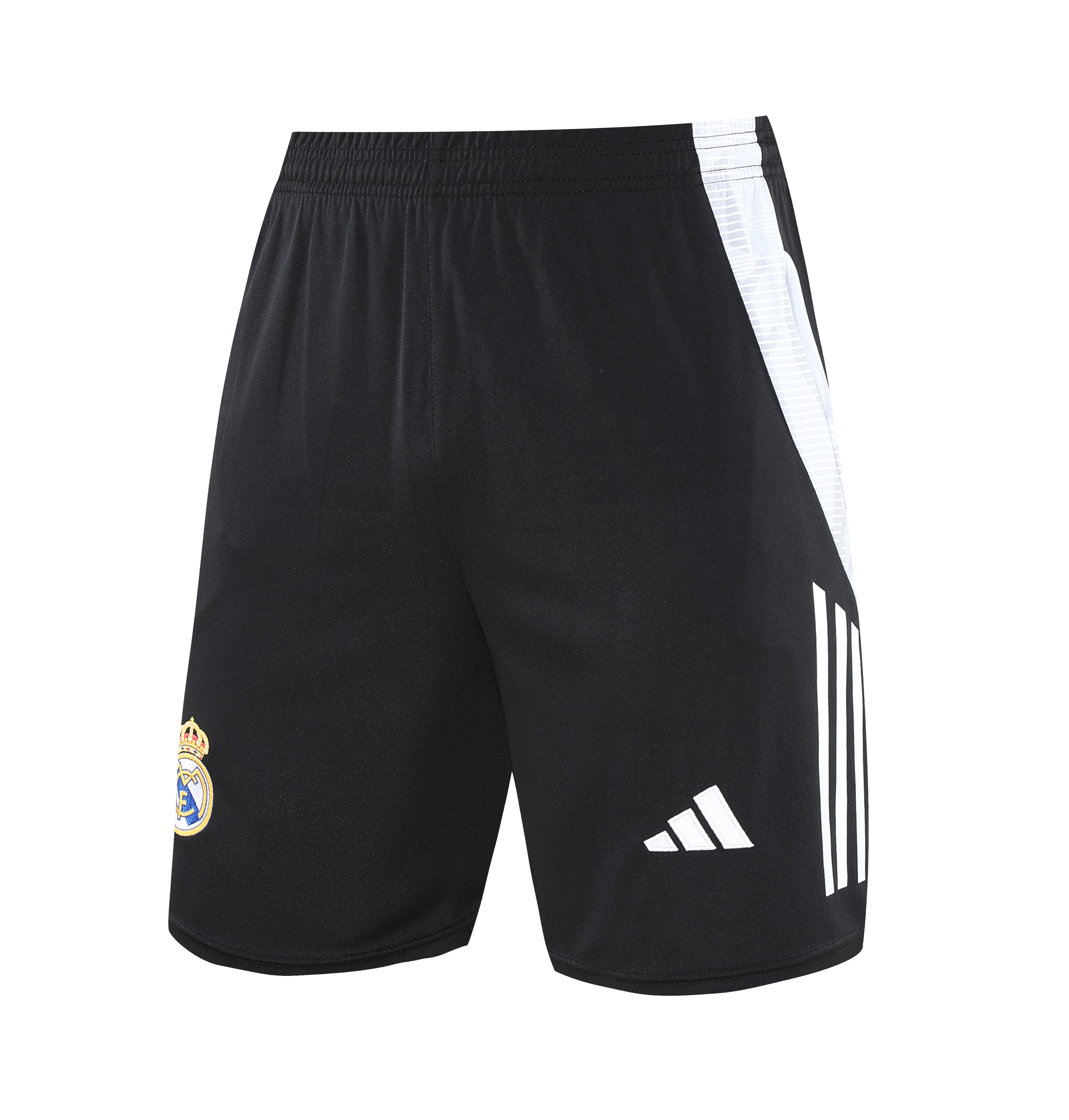 2025-2026 Real Madrid  Black training suit  Shorts Pocket with zipper