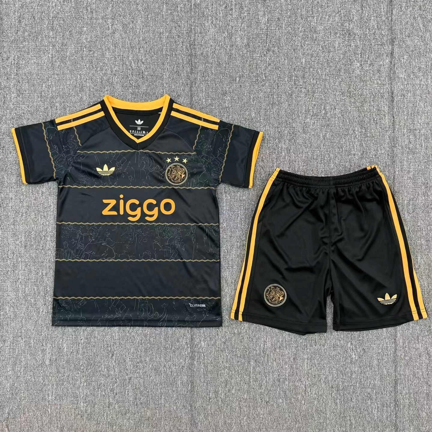 Kids 26 27 Ajax Away  Soccer Jersey | short-sleeved