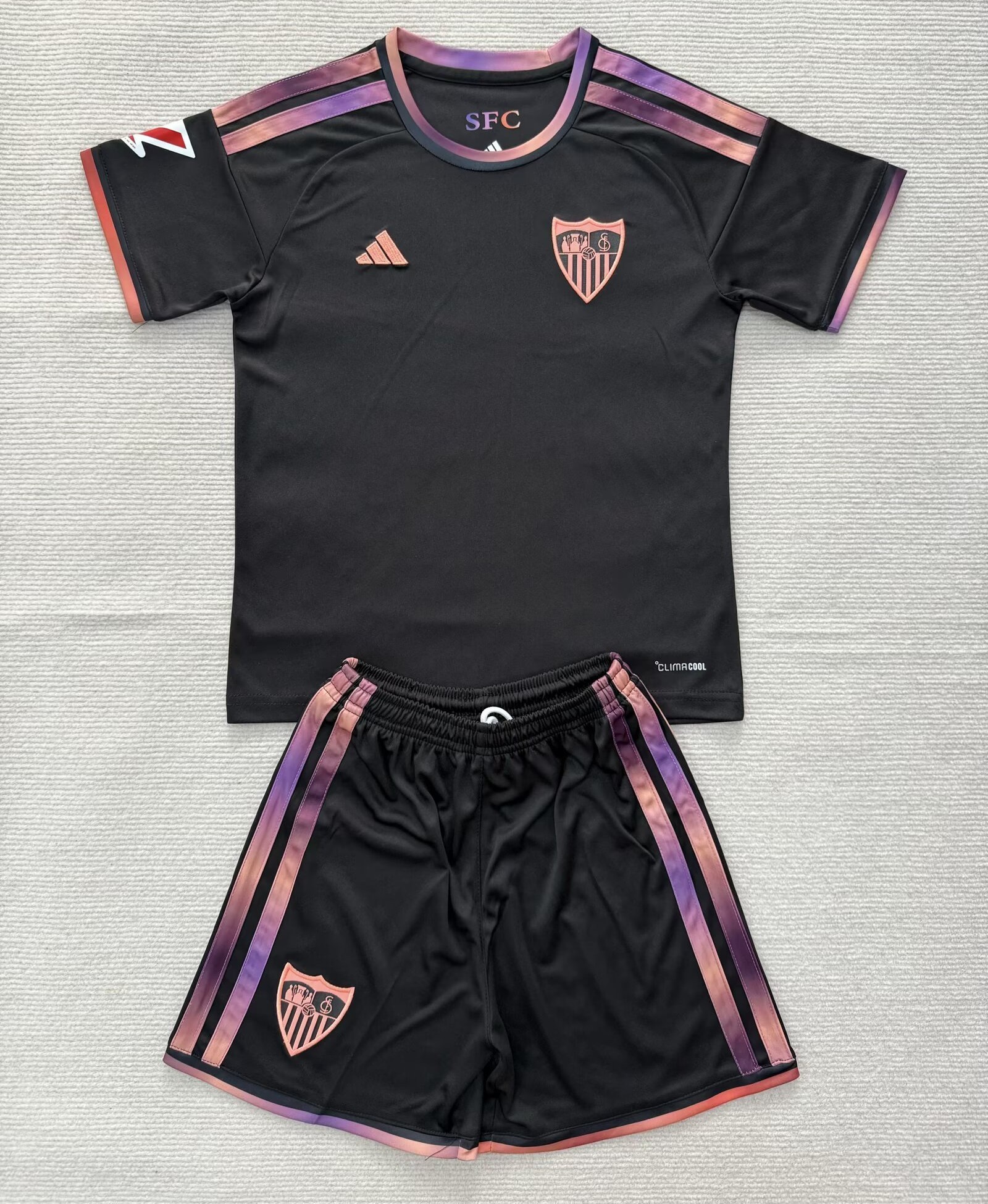Kids Seville Home/Away/Fourth Soccer Jersey | short-sleeved | 208