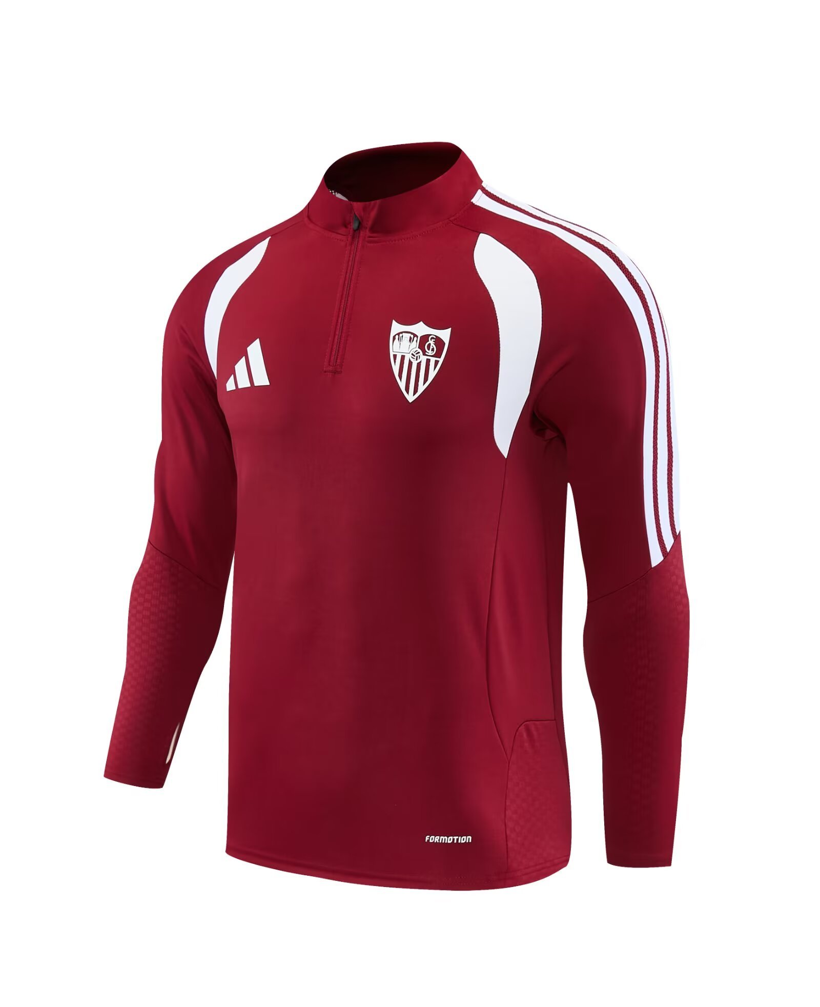 Seville red  long sleeves training suit - shirt S-3XL