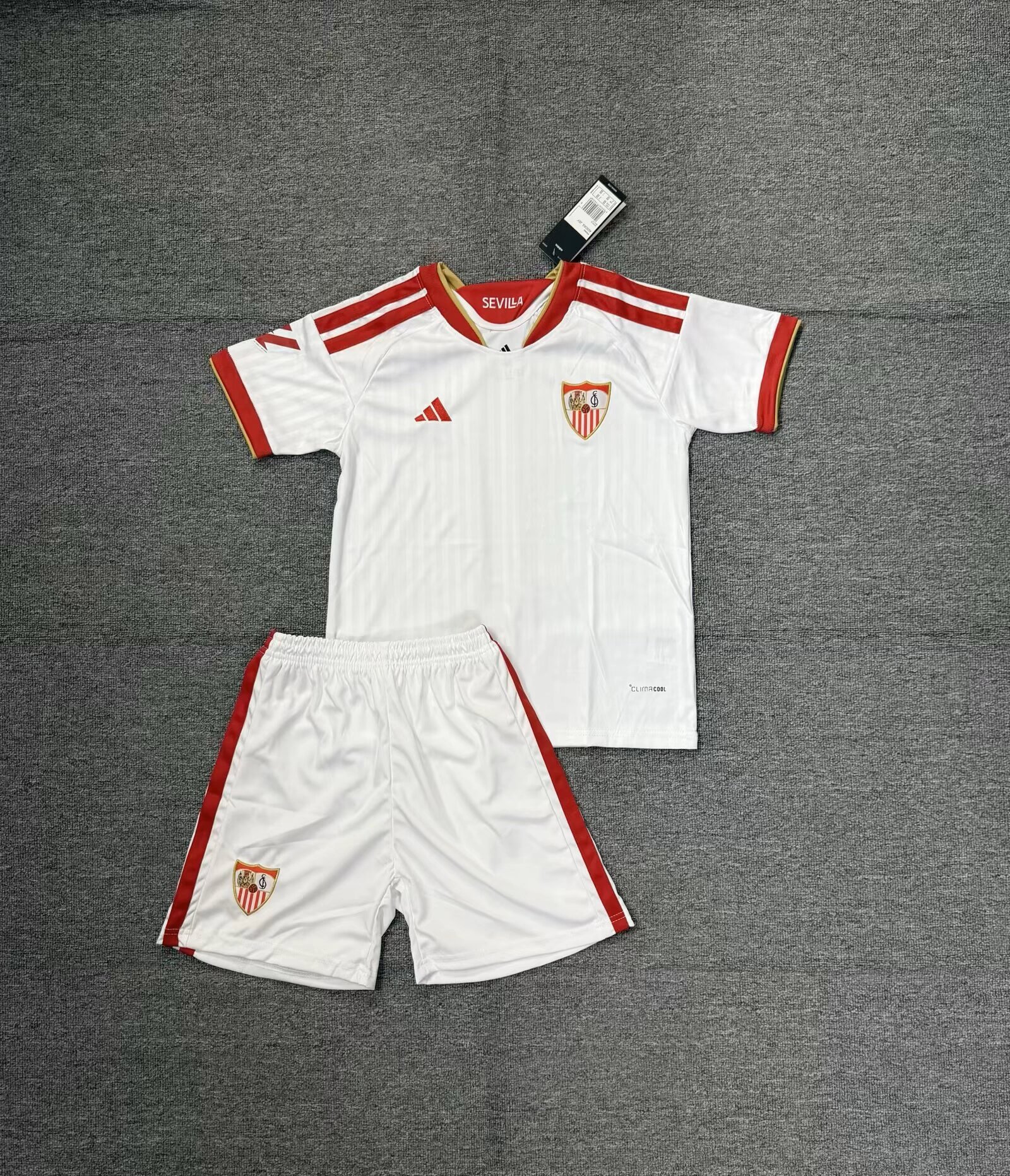 Seville 2026-2027 Kids Home white kit