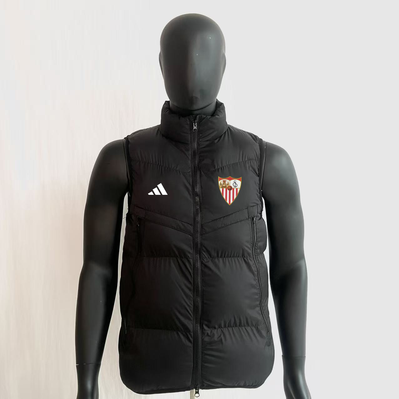 Seville Black Down vest  Winter S-2XL