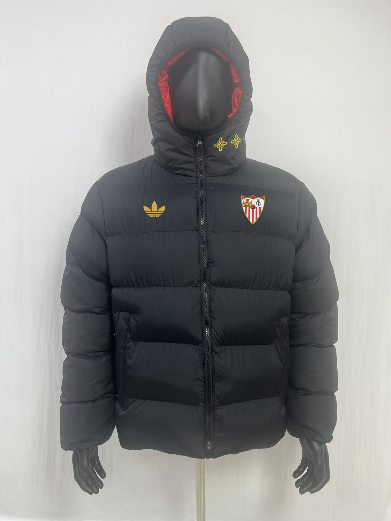 Seville Black Down jacket  Winter S-2XL