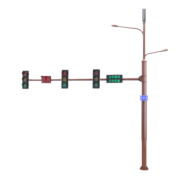 Signal light poles