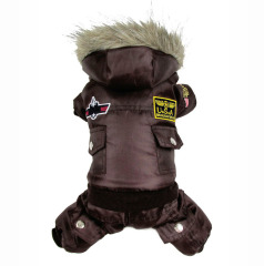 CuteBone Air Man Design Pet Dogs Winter Coat Pet Cloth Puppy Jacket