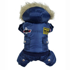 CuteBone Air Man Design Pet Dogs Winter Coat Pet Cloth Puppy Jacket