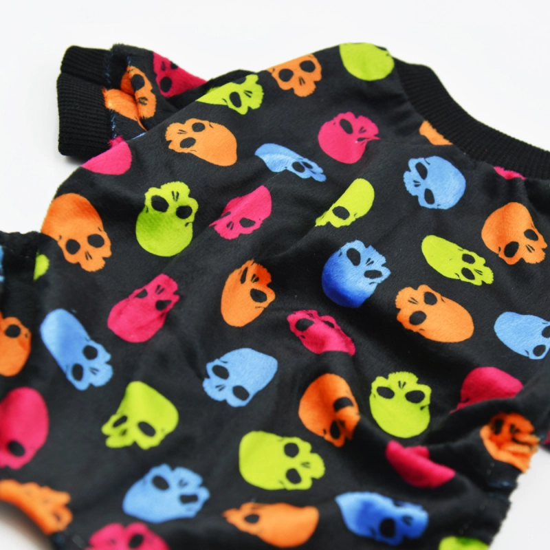 Skeleton dog pajamas-Colorful