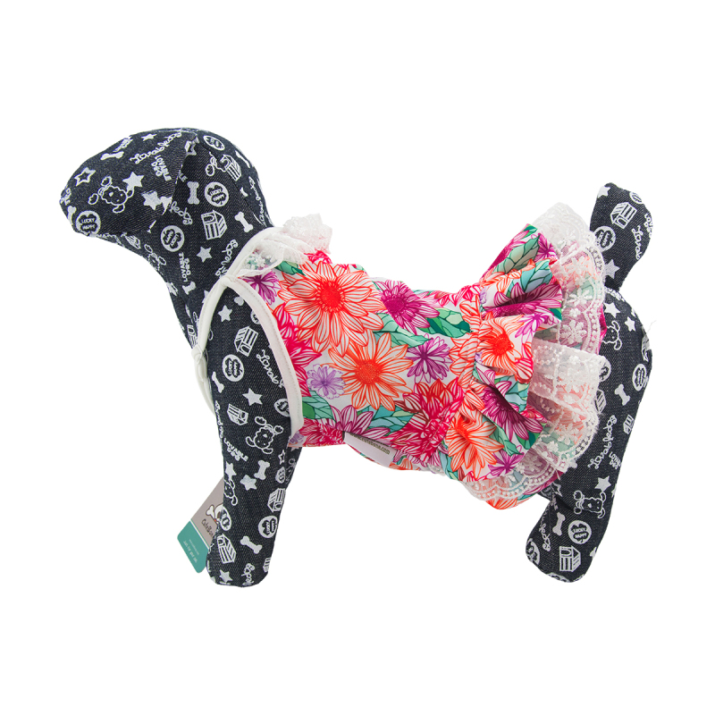 CuteBone Dog Dress Doggie Sundress Pet Clothes Dog’s Sweet Dresses Puppy Skirt DR08