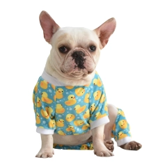 Yellow Duck Dog Pajamas