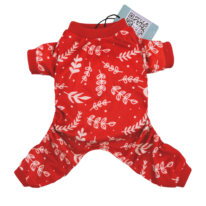 Christmas Red Leaf Pajamas