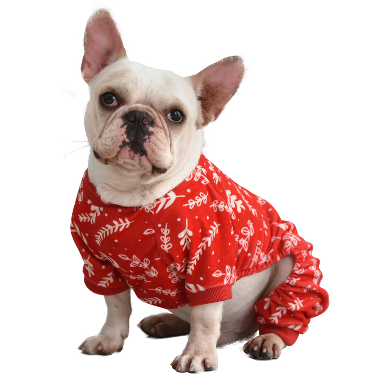 Christmas Red Leaf Pajamas