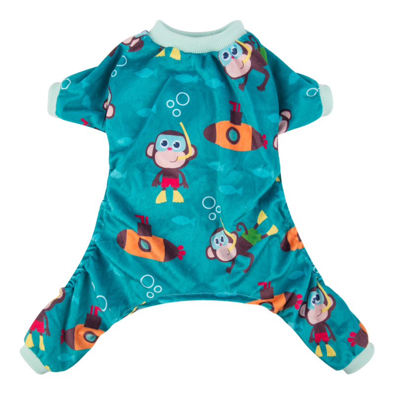 Diving Monkey Dog Pajamas