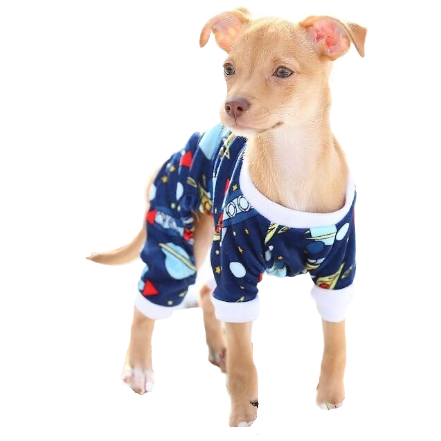 Space Rocket Dog Pajamas