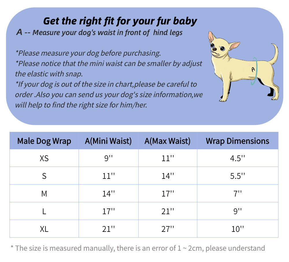 3pcs Washable Belly Bands for Male Dogs -- Dinosaur&Shark